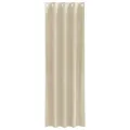 Rideaux occultants  avec œillets 2 pcs en velours crème
