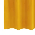 Rideaux occultants  avec œillets 2 pcs Jaune moutarde Velours