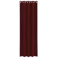 Rideaux opaques  avec œillets 2 pcs Rouge vin Velours