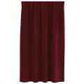 Rideaux opacifants  avec bande de fixation 2 pcs Velours rouge vin