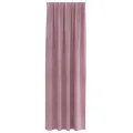 Rideaux occultants  avec bande supérieure 2 pcs en velours rose foncé