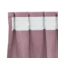 Rideaux occultants  avec bande supérieure 2 pcs en velours rose foncé