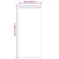 Rideaux occultants  avec bande supérieure 2 pcs en velours rose foncé