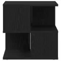 Table d'appoint  en bois noir 40x40x40 cm en bois d'ingénierie