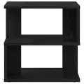 Table d'appoint  en bois noir 40x40x40 cm en bois d'ingénierie