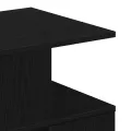 Table d'appoint  en bois noir 40x40x40 cm en bois d'ingénierie