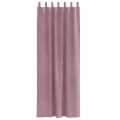 Rideaux opaques  avec boucles de suspension 2 pièces en velours rose foncé