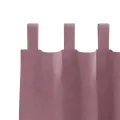 Rideaux opaques  avec boucles de suspension 2 pièces en velours rose foncé
