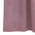 Rideaux opaques  avec boucles de suspension 2 pièces en velours rose foncé
