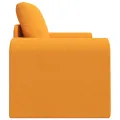 Canapé Lit au Sol 2-en-1 Jaune Foncé 98x71x83 cm Tissu