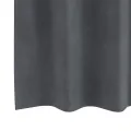 Rideaux occultants  avec œillets 2 pcs Velours gris clair super léger