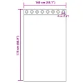 Rideaux occultants  avec œillets 2 pcs Velours gris clair super léger