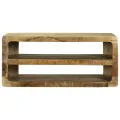 Meuble TV 80x32x36 cm en bois massif de manguier