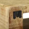 Meuble TV 80x32x36 cm en bois massif de manguier