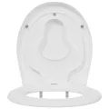 Siège de toilette pour famille  avec siège enfant Démontage rapide en Duroplast