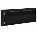 Miroir LED de salle de bain  - Chêne Noir - 100x8,5x37 cm - Bois reconstitué