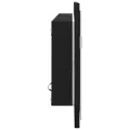 Miroir LED de salle de bain  - Chêne Noir - 100x8,5x37 cm - Bois reconstitué