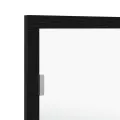 Miroir LED de salle de bain  - Chêne Noir - 100x8,5x37 cm - Bois reconstitué