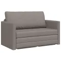 Canapé Lit Sol 2-en-1 Taupe 124x71x78 cm Tissu