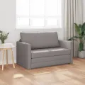 Canapé Lit Sol 2-en-1 Taupe 124x71x78 cm Tissu