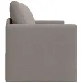 Canapé Lit Sol 2-en-1 Taupe 124x71x78 cm Tissu
