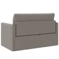 Canapé Lit Sol 2-en-1 Taupe 124x71x78 cm Tissu