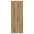 Buffet  avec lumières LED Chêne artisanal 41x37x100 cm