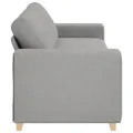 Canapé 3 places  Gris nuage 180 cm Tissu