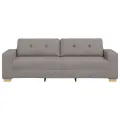 Canapé 3 places taupe 180 cm en tissu