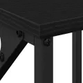 Table de chevet 2 pcs Chêne Noir 34x35,5x70 cm en bois d'ingénierie