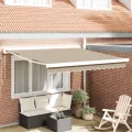 Store rétractable automatique  Beige 300x250 cm
