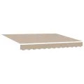 Auvent Rétractable Manuel Beige 300x250 cm