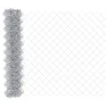 Clôture en chaînes Set de 2 Acier galvanisé 25 x 1 m Durable