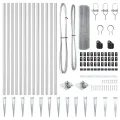 Set de poteaux de clôture Lot de 2 Galvanisé Acier galvanisé