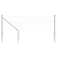 Clôture en Treillis Pack de 2 Acier galvanisé 25 x 0.8 m Costaud