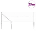 Clôture en Treillis Pack de 2 Acier galvanisé 25 x 0.8 m Costaud