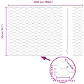 Clôture Hexagonale Verte 0.5x50 m Acier