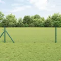 Clôture hexagonale verte 0.6x25 m en acier