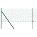 Clôture hexagonale verte 0.6x25 m en acier
