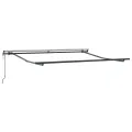 Store rétractable automatique  gris clair 300x250 cm