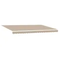 auvent rétractable automatique beige 500x300 cm