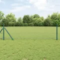 Clôture Hexagonale Verte 0.8x25 m Acier