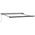 Store Manuel Rétractable Noir 300x250 cm