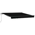 Store Rétractable Automatique Noir 300x250 cm