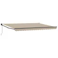 Store Rétractable Automatique Beige 450x300 cm