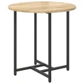 Table d'appoint  2 pièces bois d'ingénierie chêne Sonoma et métal