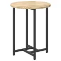Table d'appoint  2 pièces bois d'ingénierie chêne Sonoma et métal