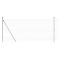 Ensemble de poteaux de clôture 2 poteaux Acier galvanisé 10 m x 1 m