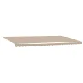 Auvent rétractable manuel beige 600x300 cm