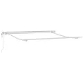 Auvent rétractable automatique  beige 350x250 cm
